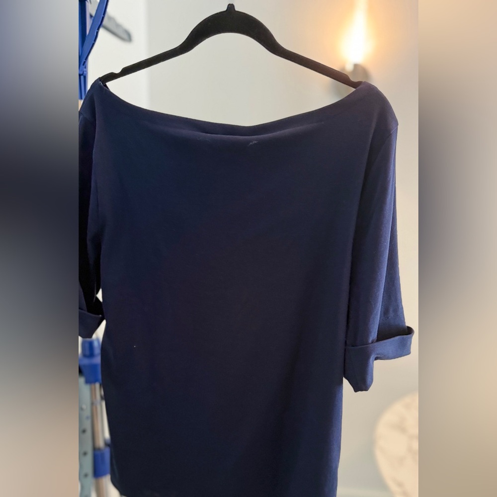 Polo by Ralph Lauren Navy Blue Women's Top - Picture 2 of 4